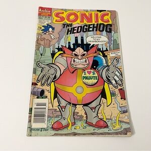Vintage 1994 Sonic the Hedgehog No 15 Comic Book Dr Robotnik